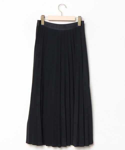 「TOMMY HILFIGER」 プリーツスカート 36inch ブラック レディース_画像2