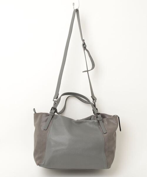 「NICOLI」 2WAYバッグ - グレー レディース_画像2