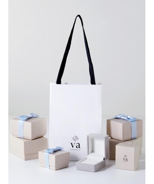 va vendome aoyama ピアス プラチナ ベゼル ダイヤモンド一石ピアス 