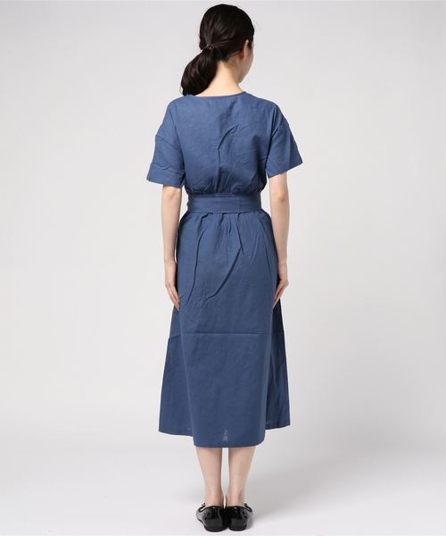 SLOBE IENA（スローブイエナ） ワンピース 半袖 2WAYカシュクール