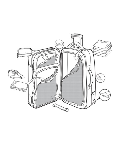 BURTON（バートン） スーツケース キャリーバッグ 65L : ZOZOTOWN