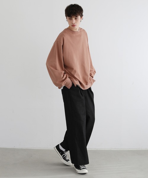 LILL トレーナー スウェット スモーキートーンドロップ