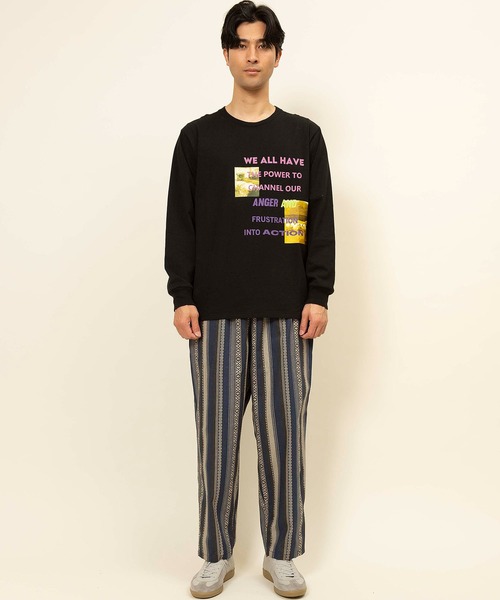 【あるタイプ】 tシャツ Tシャツ ロングスリーブプリントTシャツ(WE ALL) ZOZOTOWN PayPayモール店 - 通販 - PayPayモール られた