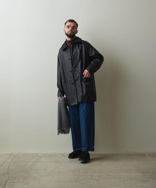 最新作，定番人気】 アウター Steven Alan ITLY LAMB MAC COAT コート