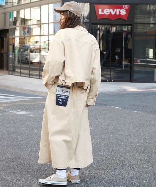Dickies ディッキーズ レディース ナイロン ショート丈 半袖 ワークシャツ セットアップ対応 80488500 限定 ショートスリーブ オンラインストア 通販