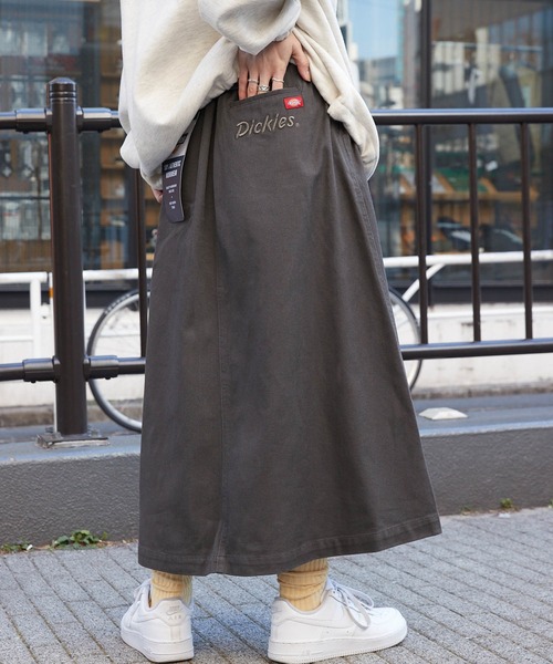 Dickies スカート Dickies/ディッキーズ バックロゴ刺繍カツラギ
