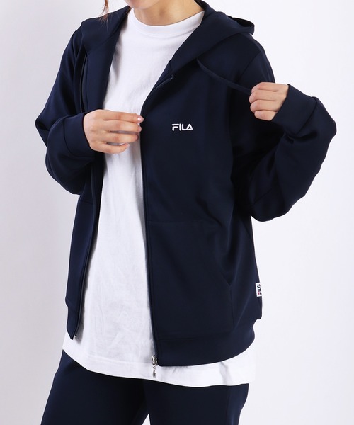 FILA パーカー とろみポンチ フルジップパーカー レディース