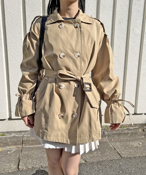 DRESS CAMP ・ドレスキャンプ トレンチコート　M Jewelobe（ジュエローブ） トレンチコート コート キャンディー