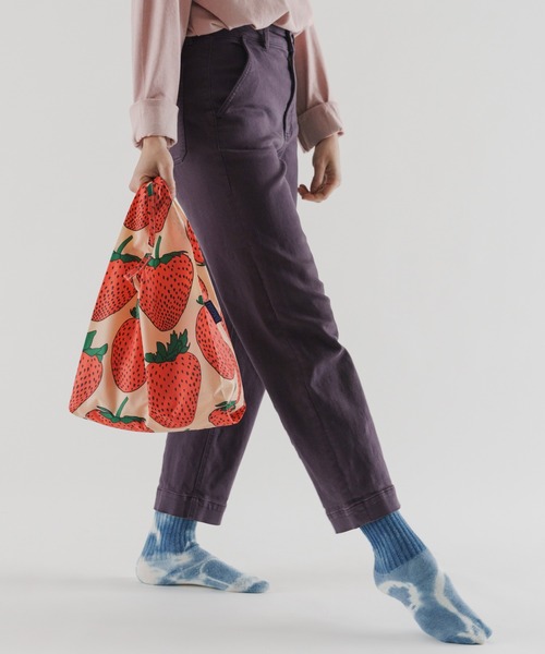 BAGGU エコバッグ BABY 470.ストロベリー : ZOZOTOWN Yahoo!店