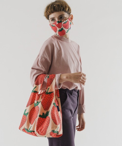 BAGGU エコバッグ　日本未入荷　デッドストック　ビッグチェリー　セット BAGGU エコバッグ BABY 470.ストロベリー : ZOZOTOWN Yahoo!店