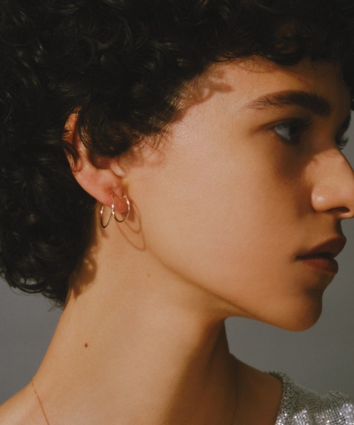 ピアス 「les bon bon」minimal pierce L BOB307 レディースの画像