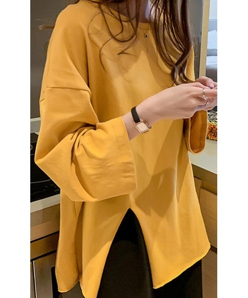 ☆*※様 ハイネック Tシャツ　サイドスリットプリーツスカパン　セット KAITEKI+ (カイテキプラス) 抗菌防臭 ストレッチ スムース
