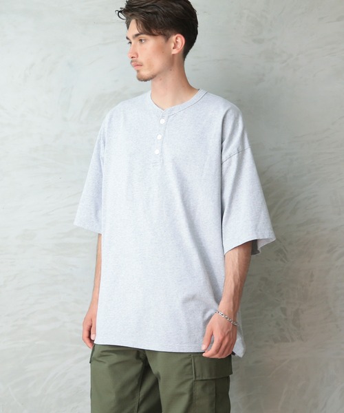 tシャツ Tシャツ メンズ GOOD WEAR　ヘンリーネック S/S SUPER BIG TEE 2w7-13243　USAコットン｜zozo｜05