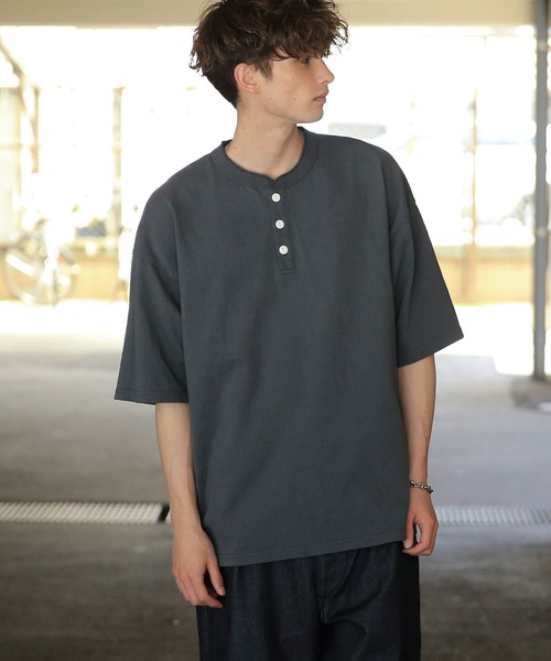 tシャツ Tシャツ メンズ GOOD WEAR　ヘンリーネック S/S SUPER BIG TEE 2w7-13243　USAコットン｜zozo｜19