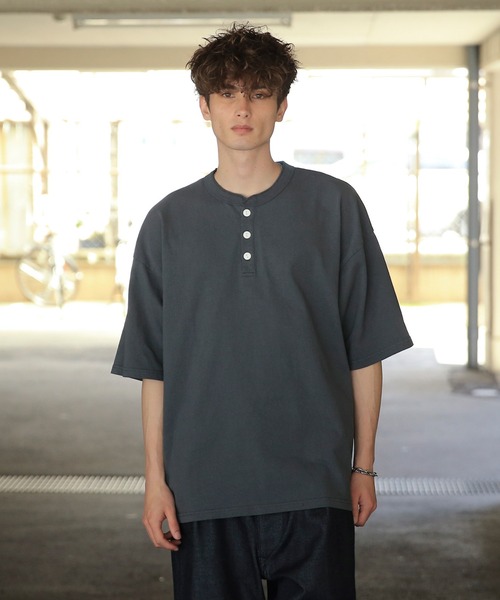 tシャツ Tシャツ メンズ GOOD WEAR　ヘンリーネック S/S SUPER BIG TEE 2w7-13243　USAコットン｜zozo｜17