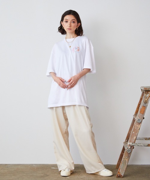 tシャツ +81BRANCA/ハチイチブランカ John Lennon portrait＆sign big tee Tシャツ グラフィックＴシャツ レ 81BRANCA tシャツ +81BRANCA/ハチイチブランカ John Lennon