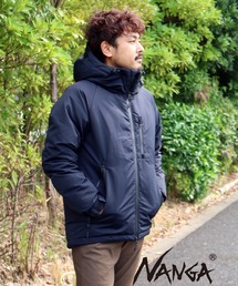 美品 ナンガ 20AW グランドパーク 別注 限定 肉厚 ダウン ベスト 紺 M セール】NANGA×GrandPARK/ナンガ×グランドパーク別注焚火(TAKIBI