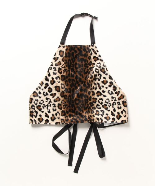 ANIMAL PATTERN APRON レディース