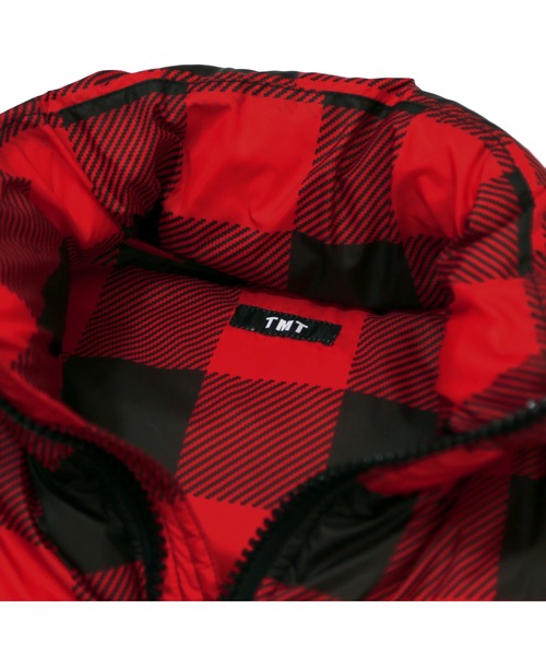 TMT ダウンジャケット ダウン BUFFALO CHECK NYLON DOWN JACKET メンズ