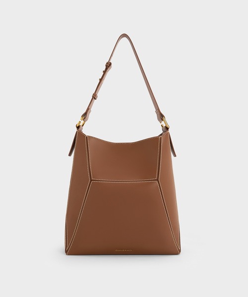 CHARLES&KEITH ジオメトリック トートバッグ CHARLES & KEITH◇Midori ジオメトリックトートバッグ◇送料込