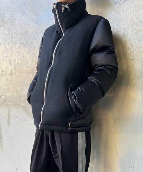 美品　roar ロアー　ダウンジャケット　二丁拳銃　スタッズ　スワロフスキー　M 美品 roar ロアー ダウンジャケット 二丁拳銃 スタッズ スワロフスキー M