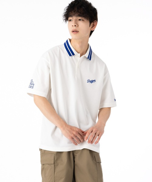 【未使用】NEWERA ニューエラ　ペイズリー　ポロシャツ　半袖シャツ NEW ERA ポロシャツ ニューエラ 半袖ポロシャツ オーバーサイズ