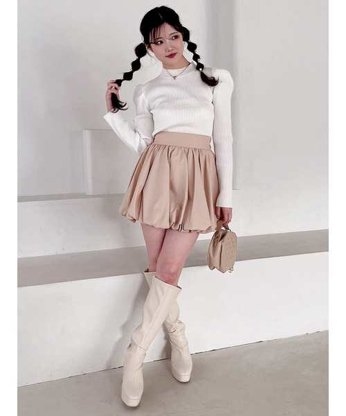 MIIA（ミーア） スカート バルーンミニスカート : ZOZOTOWN Yahoo!店