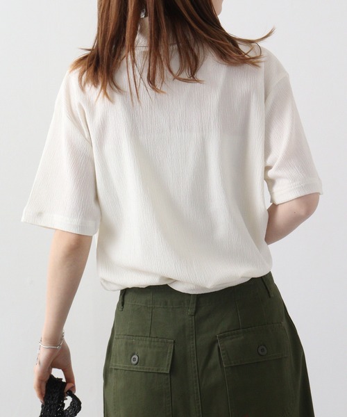 EVOLUTION ポロシャツ Shawl collar polo shirt / ショール