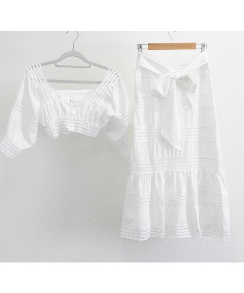 miniministore アンサンブル ショート丈 トップス ハイウエスト
