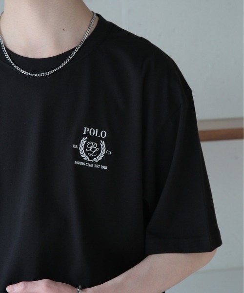 POLO BCS tシャツ 「POLO BCS」Laurel oversize print Tee