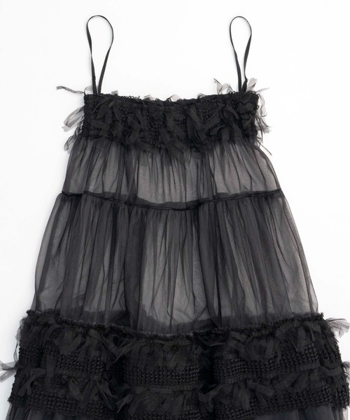 MAISON SPECIAL ティアードチュールワンピース FREE MAISON SPECIAL(メゾンスペシャル)｜Dot Pattern Tulle One