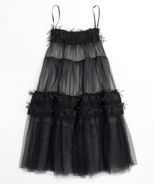 ワンピース 2way Tiered Dress/2WAYティアードワンピース「MAISON  