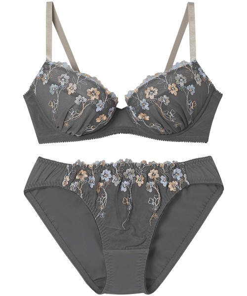 AMPHI(ワコール) ブラジャー ショーツセット 「まる胸メイク」ブラ