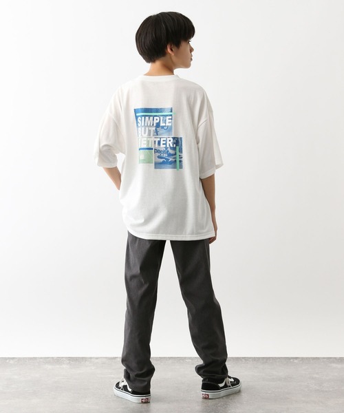 コラボTシャツ  130cm ◇【リンクコーデ・sikuコラボ】刺繍Tシャツ（Tシャツ