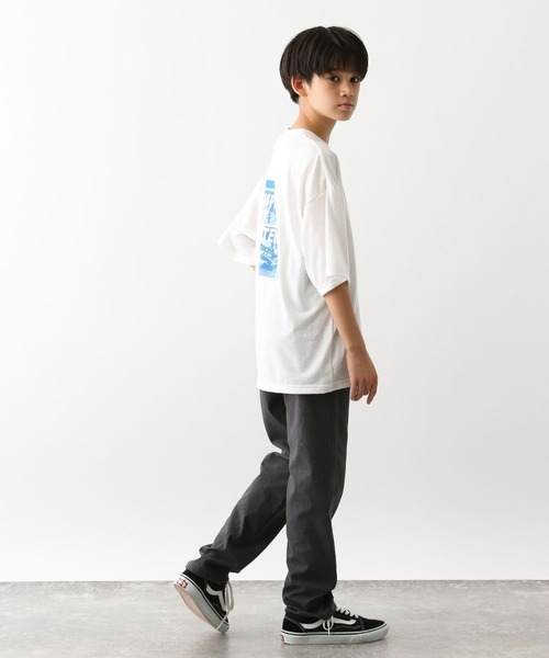 コラボTシャツ  130cm GLOBAL WORK tシャツ ヘビロッTEEプリントBIG/130931 キッズ