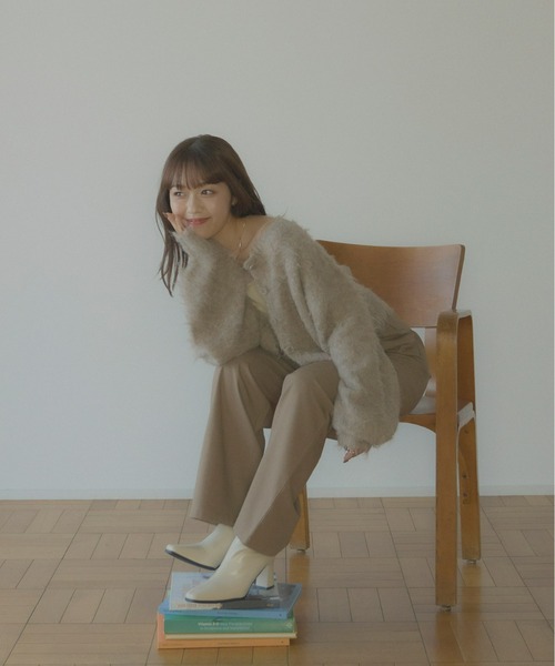 Olu. カーディガン 「omayu × Olu.」シャギーショート