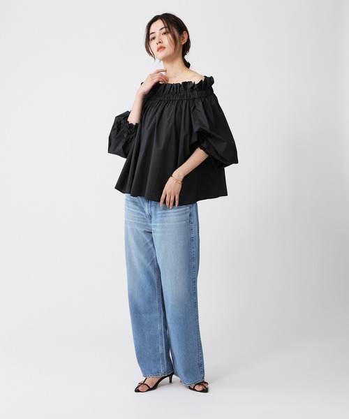 【新品タグ付き】BABYLONE 長袖ブラウス BABYLONE ブラウス シャツ ウォッシャブルシルクレーヨンT