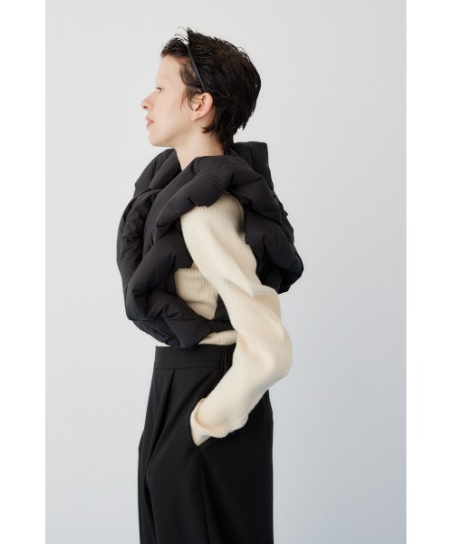 HeRIN.CYE カーディガン Decorative bolero デコラティブボレロ
