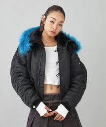 Alpha Industries ミリタリージャケット モッズコート X-girl x