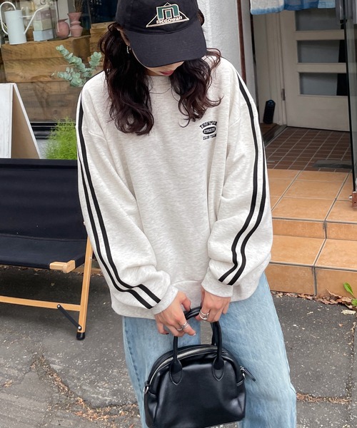 eLLa Aラインスウェット A'GEM/9 × .kom 『ACOVER/オコボ』 Dreaming Raglan Sweats