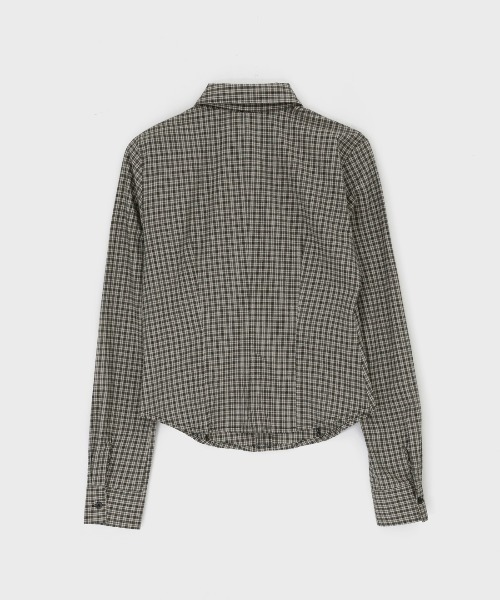 BLACKUP（ブラックアップ） ブラウス シャツ 「MADE」 ビギチェック