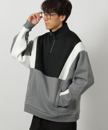 トレーナー スウェット 切替ハーフZIPプルオーバー / 147405 メンズ｜ZOZOTOWN Yahoo!店