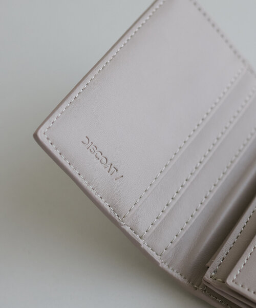 Discoat（ディスコート） 財布 キルティング三つ折りウォレット