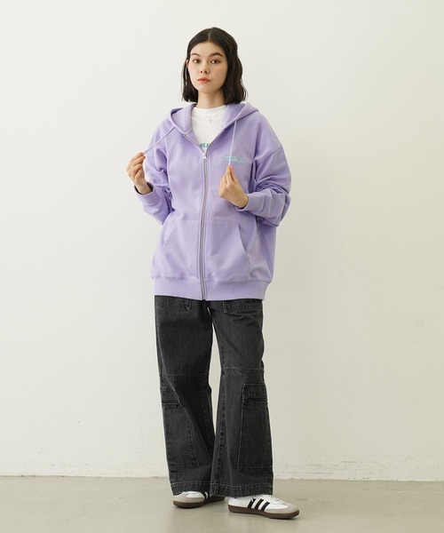 MILKFED.（ミルクフェド） パーカー EXTENDED ICING LOGO ZIP UP