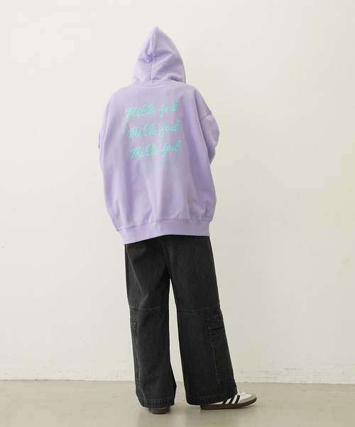 MILKFED.（ミルクフェド） パーカー EXTENDED ICING LOGO ZIP UP