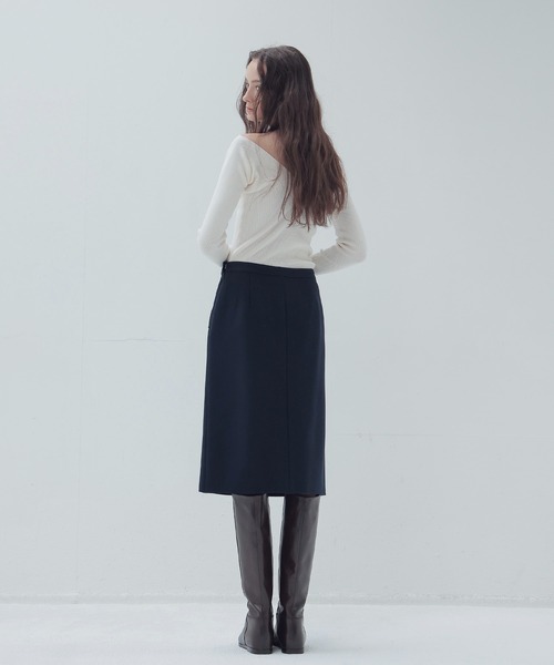 Cloth & Cross / スカート/2/--/BLU/SK-L323 Cloth& Cross スカート Cloth & Cross◇スカート/2/-/BLU/SK-L323