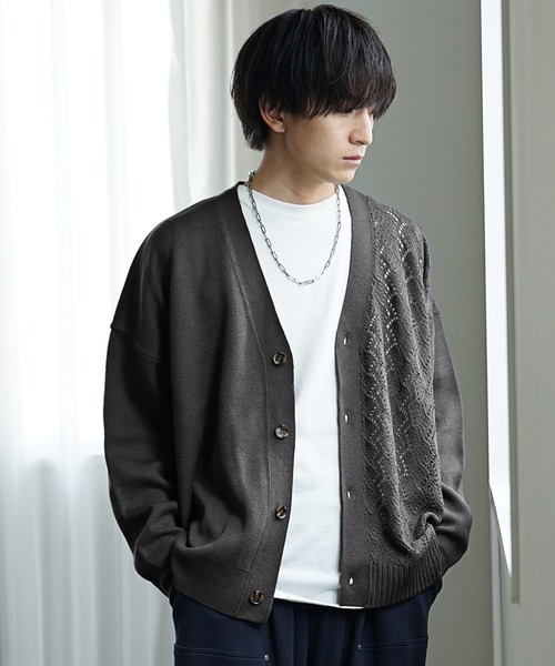 MinoriTY（マイノリティ） カーディガン 「MinoriTY」アシンメトリー