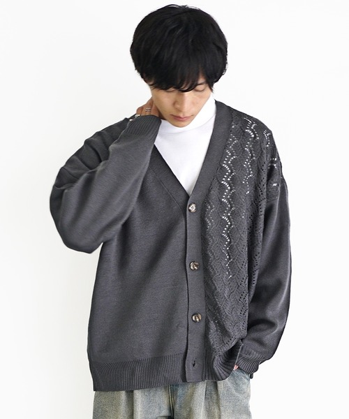 MinoriTY（マイノリティ） カーディガン 「MinoriTY」アシンメトリー