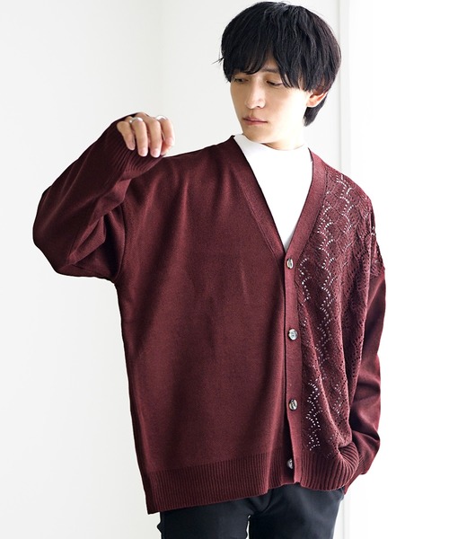 MinoriTY（マイノリティ） カーディガン 「MinoriTY」アシンメトリー