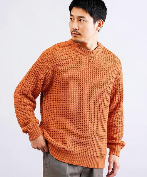 JIGGYS SHOP（ジギーズショップ） セーター ニット ビッグワッフル編み